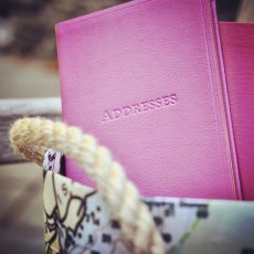Pocket Leather Address Book