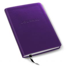 Harbor Desk Journal - Ruled - Metal Kid Purple
